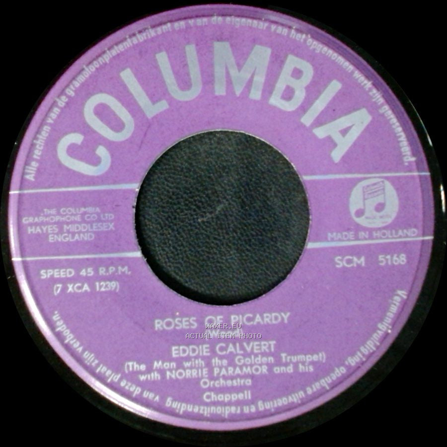 Eddie Calvert - Cherry Pink And Apple Blossom White / Roses Of Picardy side B