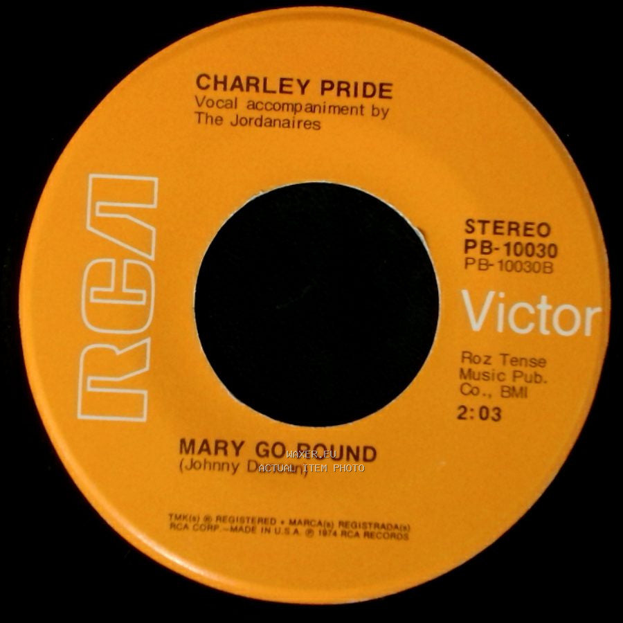Charley Pride - Mississippi Cotton Picking Delta Town / Mary Go Round side B