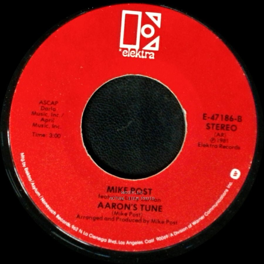 Mike Post / Mike Post Featuring Larry Carlton - Aaron's Tune / The Theme From Hill Street Blues side A