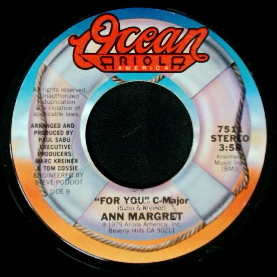 Ann Margret - Love Rush / "For You" C-Major side B