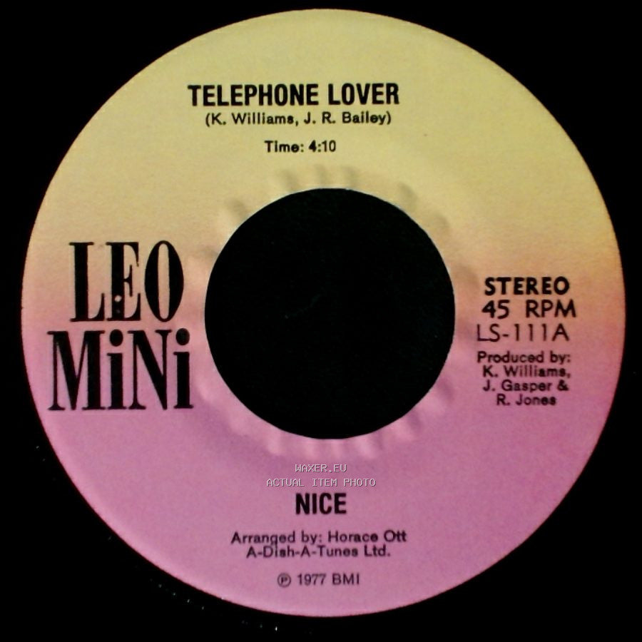 Nice - Telephone Lover / Think About It Baby side A