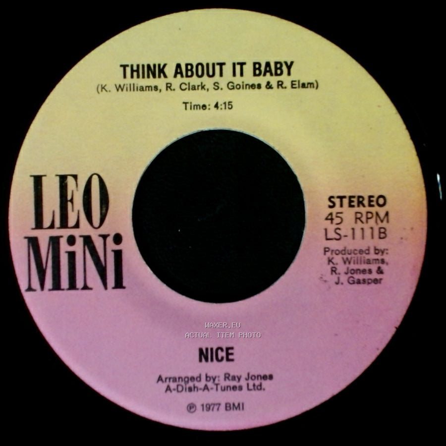 Nice - Telephone Lover / Think About It Baby side A