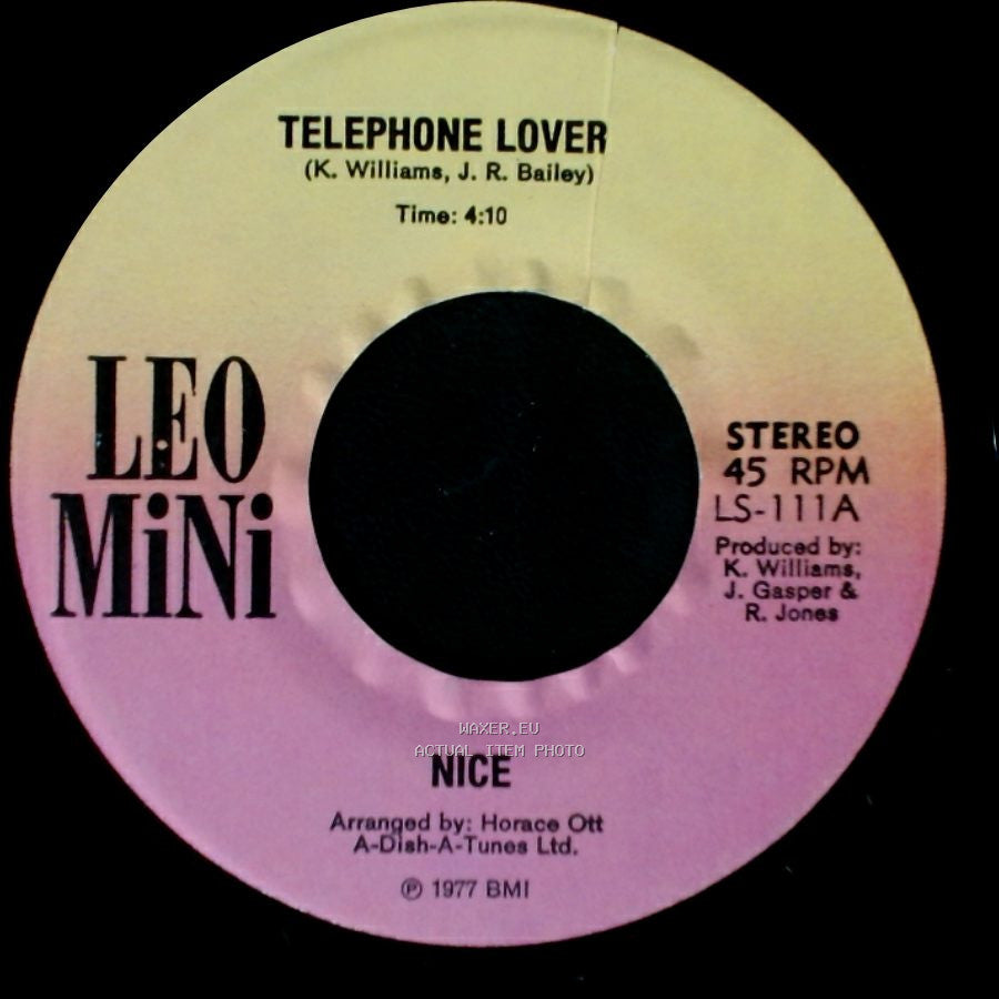 Nice - Telephone Lover / Think About It Baby side A