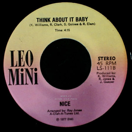 Nice - Telephone Lover / Think About It Baby side A