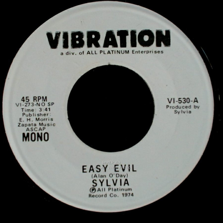 Sylvia - Easy Evil / Easy Evil side A