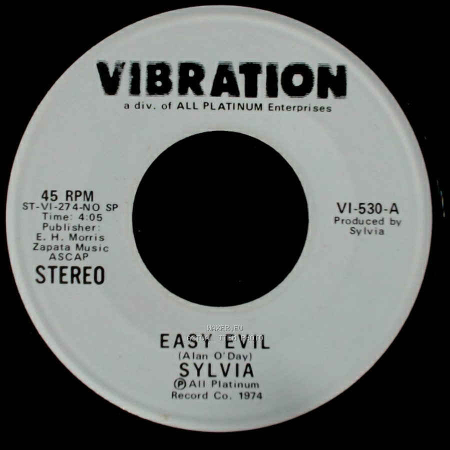Sylvia - Easy Evil / Easy Evil side B