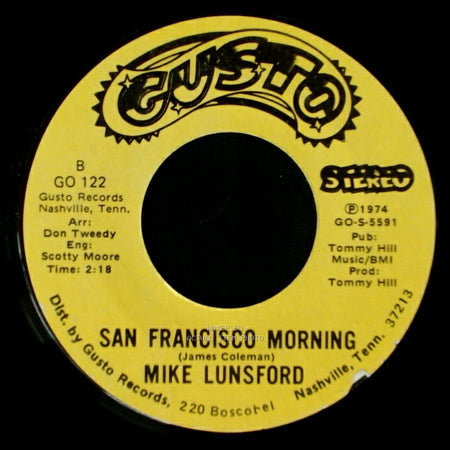 Mike Lunsford - Snake River Canyon / San Francisco Morning side B