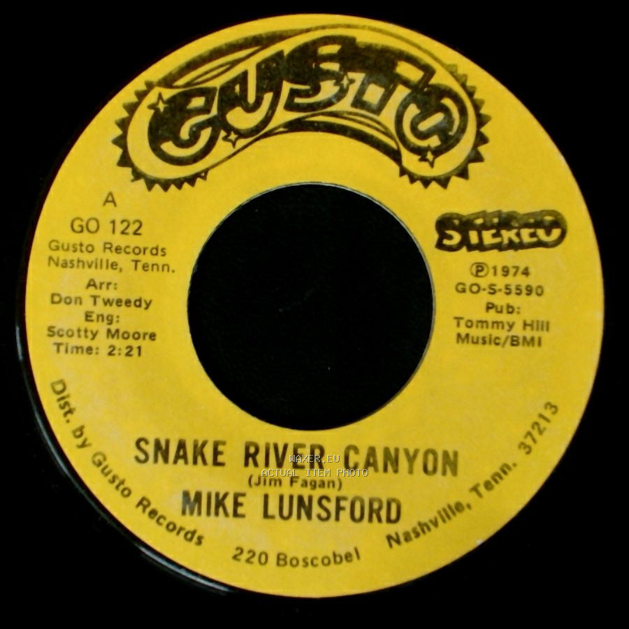Mike Lunsford - Snake River Canyon / San Francisco Morning side B