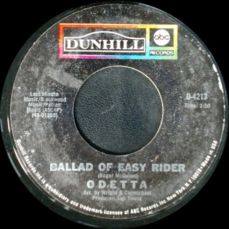 Odetta - Visa-Versa / Ballad Of Easy Rider side B