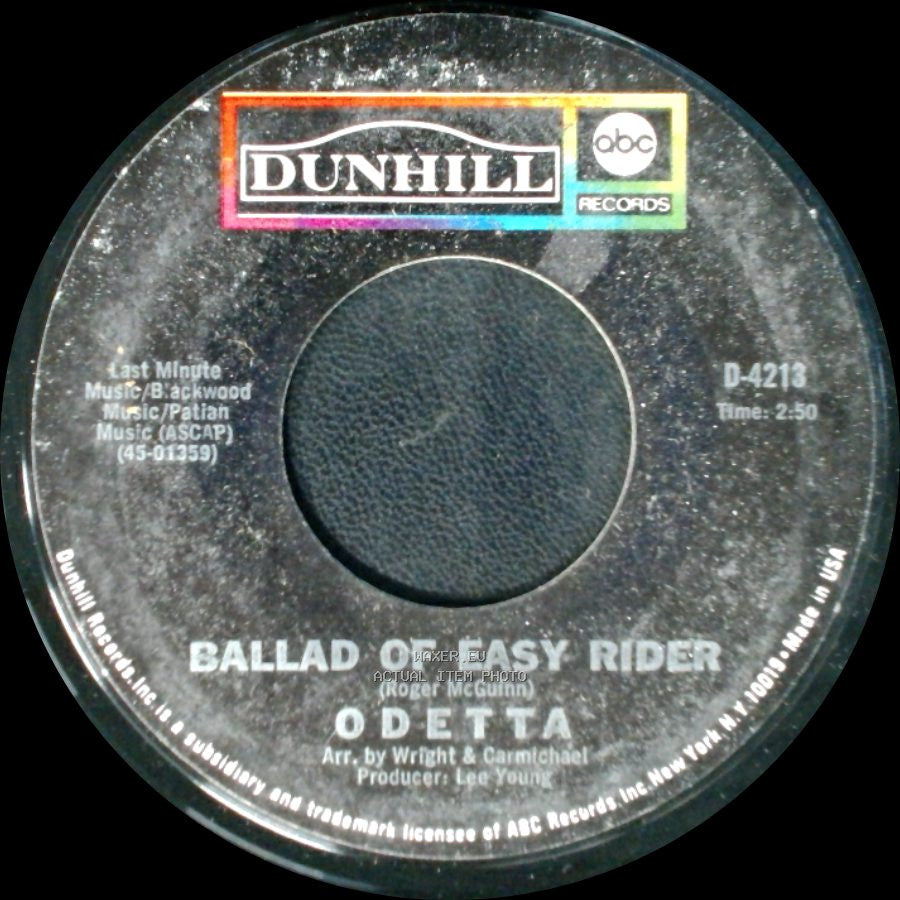 Odetta - Visa-Versa / Ballad Of Easy Rider side A