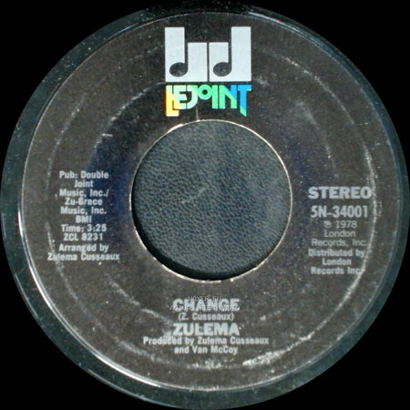 Zulema - Hanging On To A Memory / Change side B