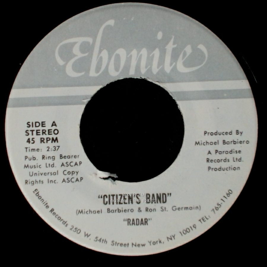 Unknown Artist - Radar / Dance / Radar side A