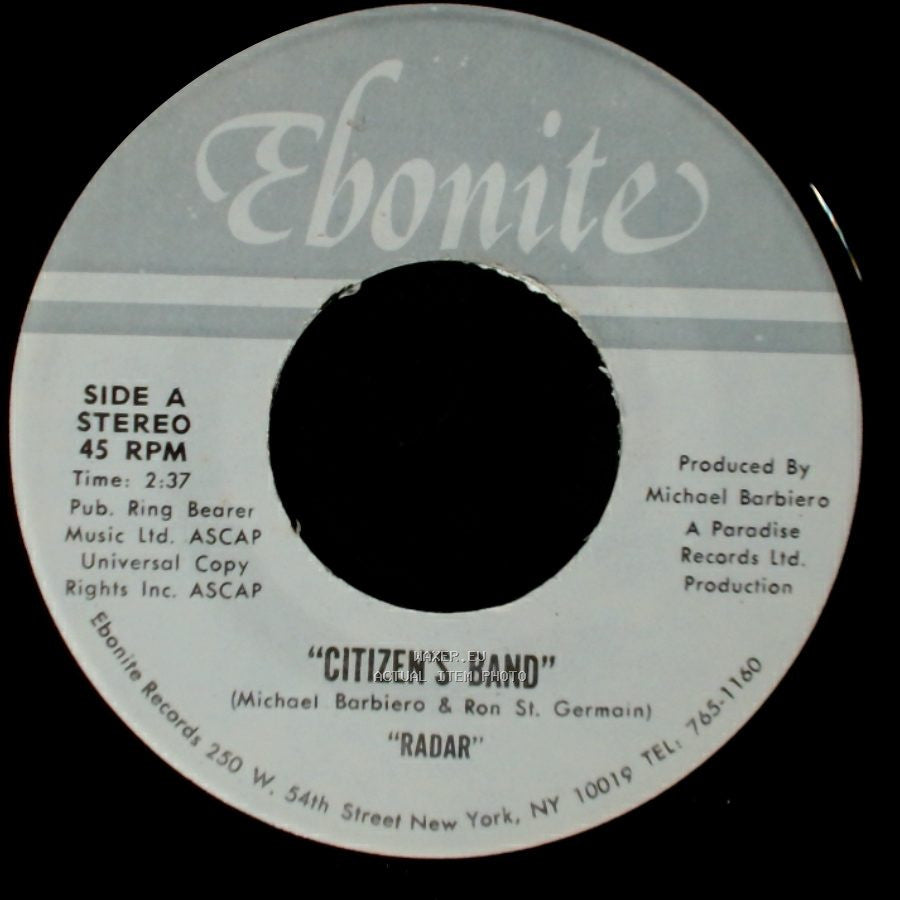 Citizen's Band - Radar / Dance side A