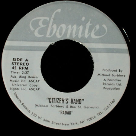 Citizen's Band - Radar / Dance side A
