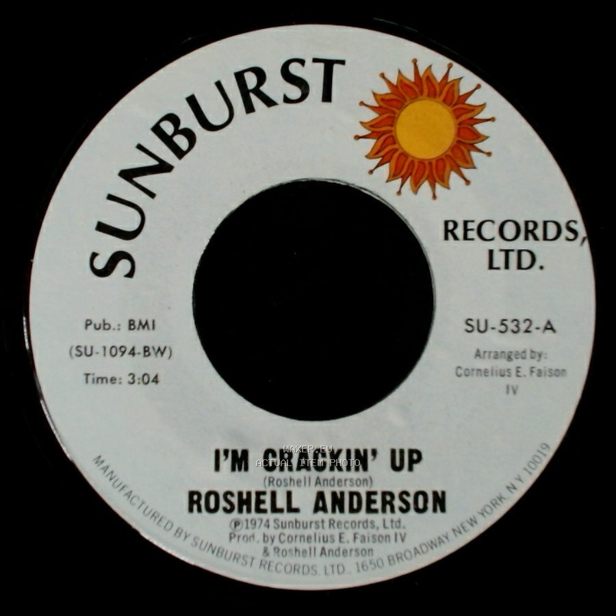Roshell Anderson - I'm Crackin' Up / Moonlight Trip side B