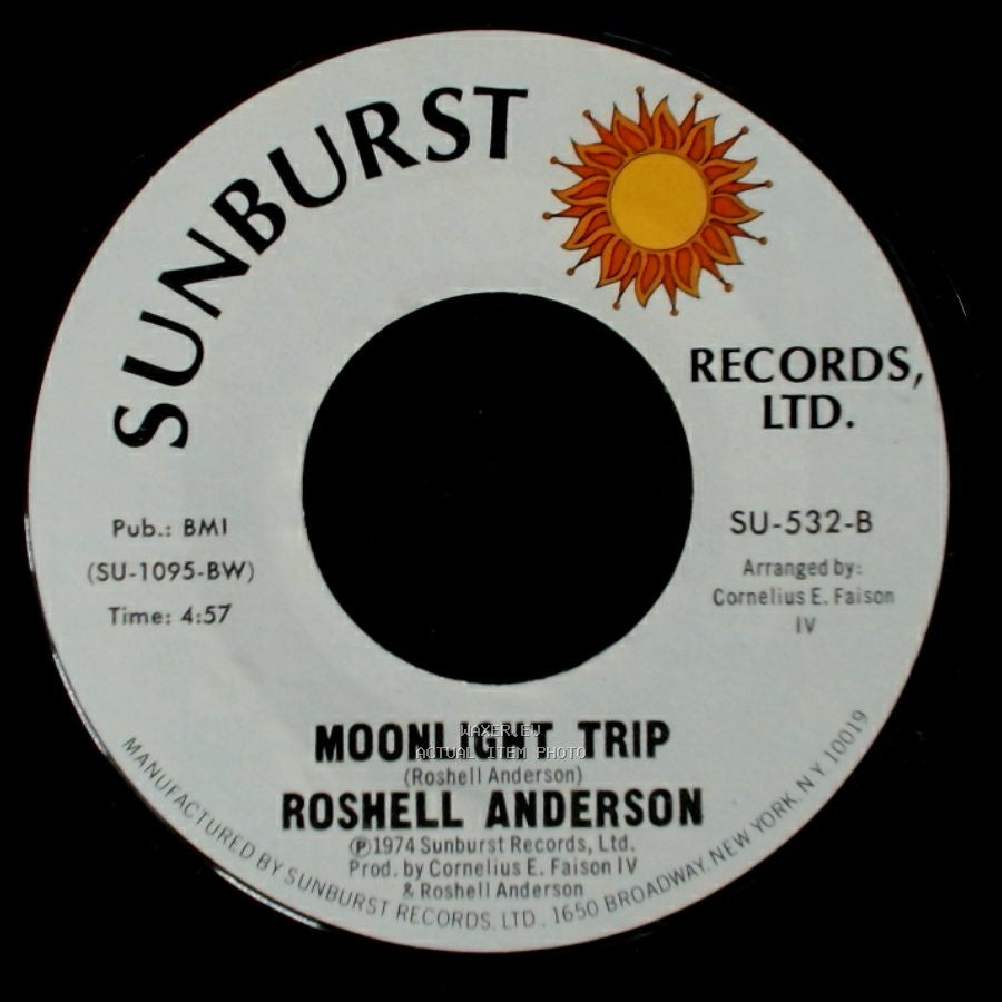 Roshell Anderson - I'm Crackin' Up / Moonlight Trip side B