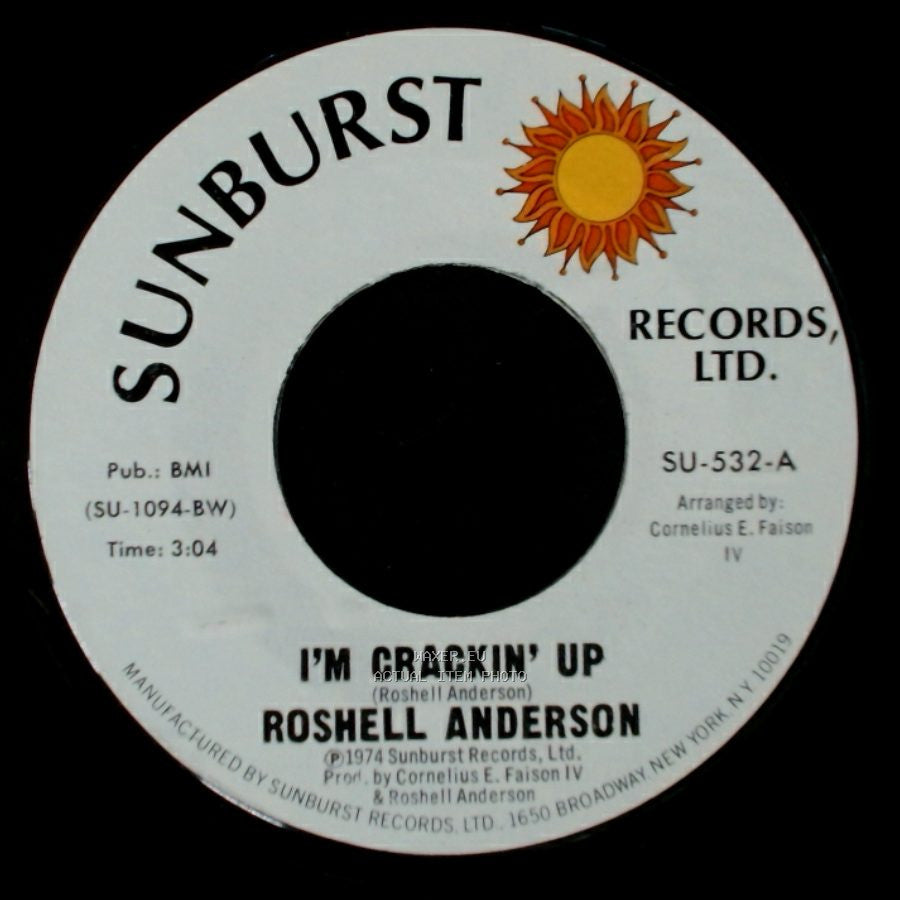 Roshell Anderson - I'm Crackin' Up / Moonlight Trip side A