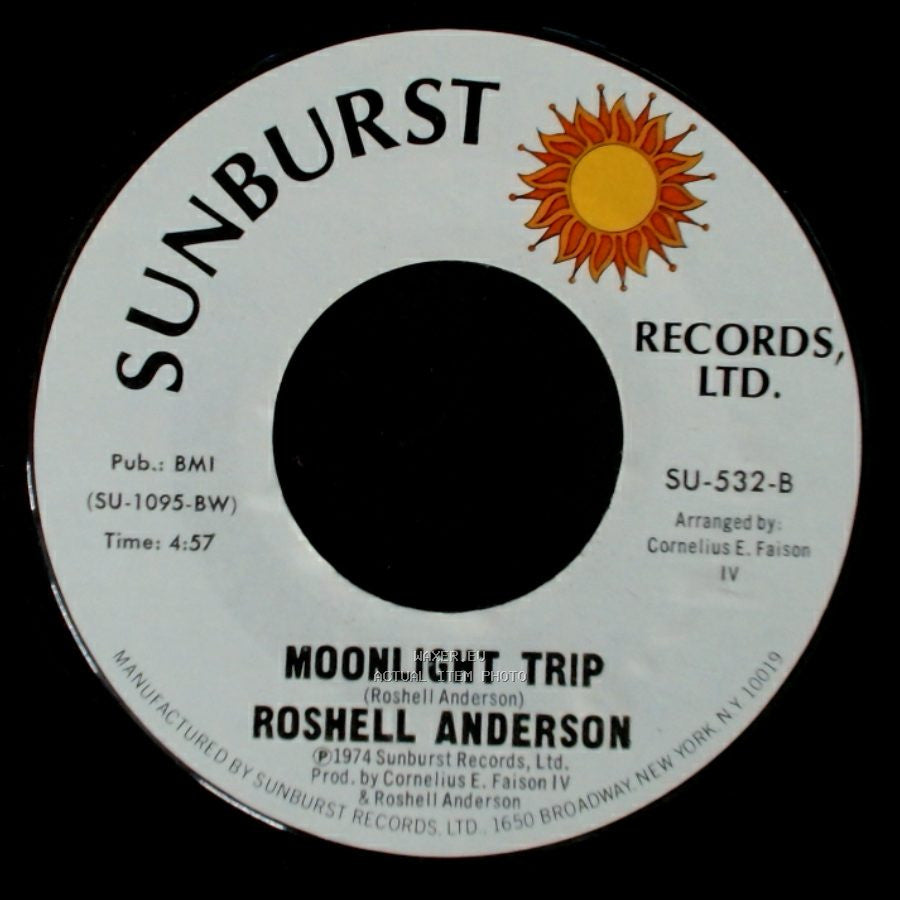 Roshell Anderson - I'm Crackin' Up / Moonlight Trip side B