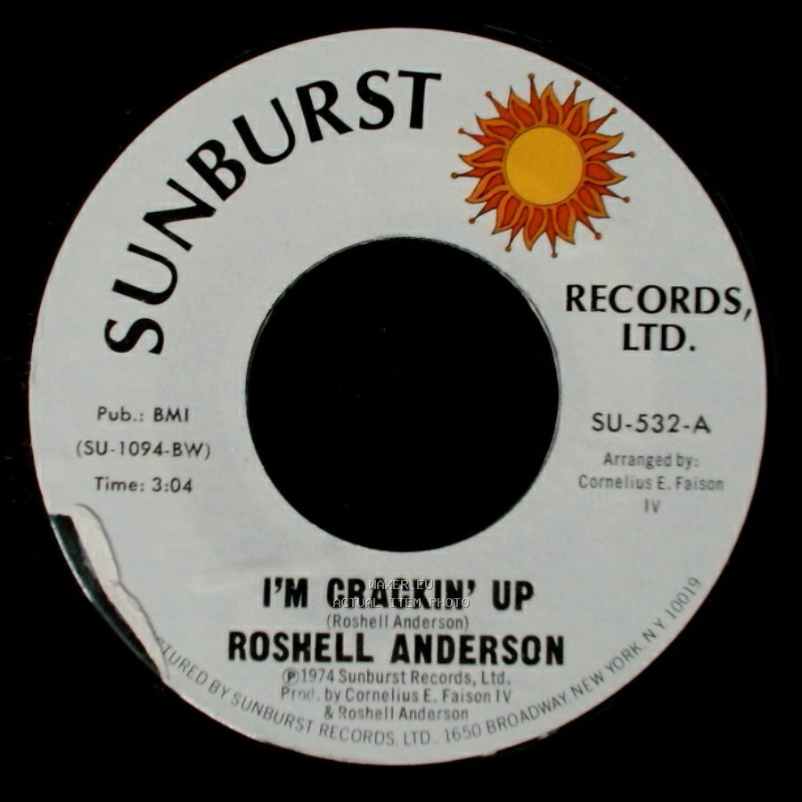 Roshell Anderson - I'm Crackin' Up / Moonlight Trip side B