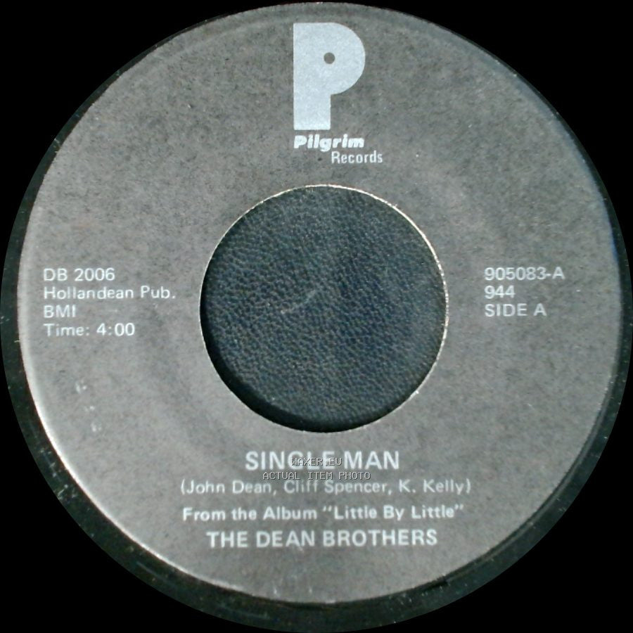 The Dean Brothers - Single Man / Where Would I Be side A