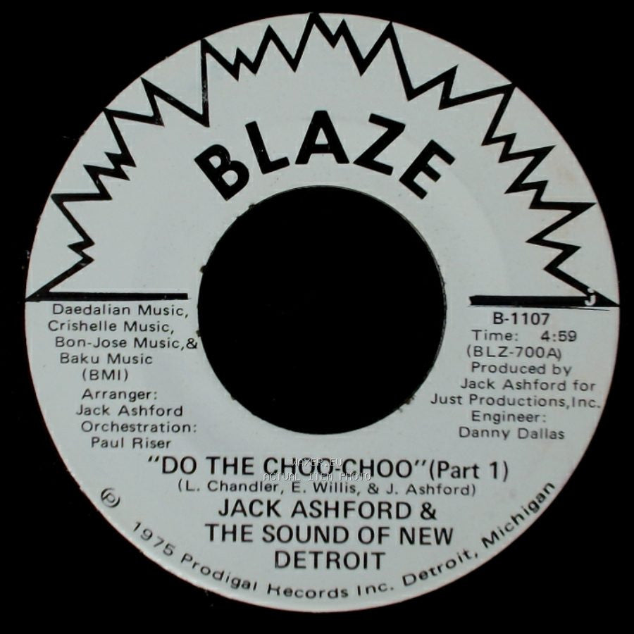 Jack Ashford & The Sound Of New Detroit - Do The Choo-Choo (Part 1) / Do The Choo-Choo (Part 1) side A