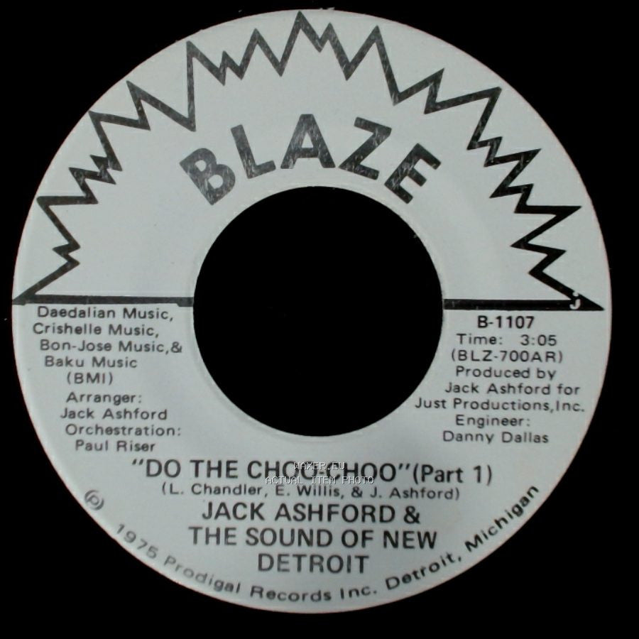 Jack Ashford & The Sound Of New Detroit - Do The Choo-Choo (Part 1) / Do The Choo-Choo (Part 1) side B