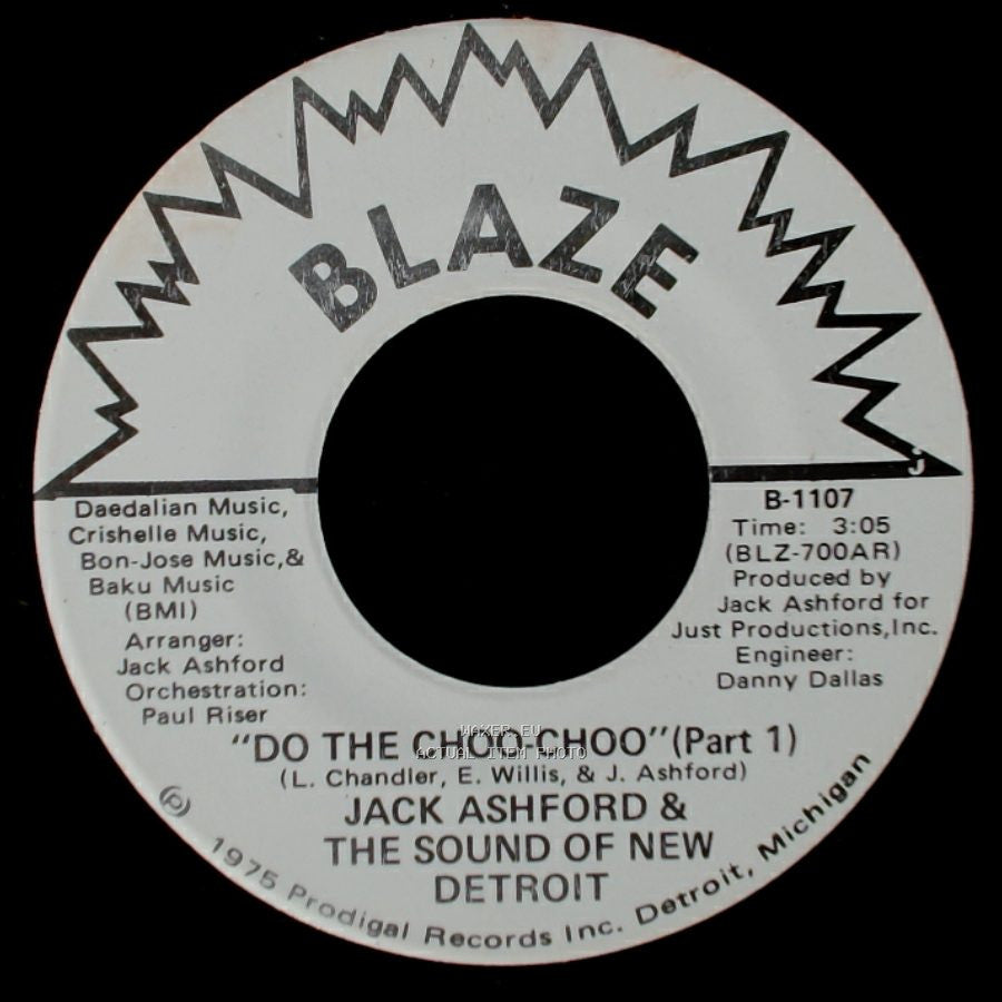Jack Ashford & The Sound Of New Detroit - Do The Choo-Choo (Part 1) / Do The Choo-Choo (Part 1) side A