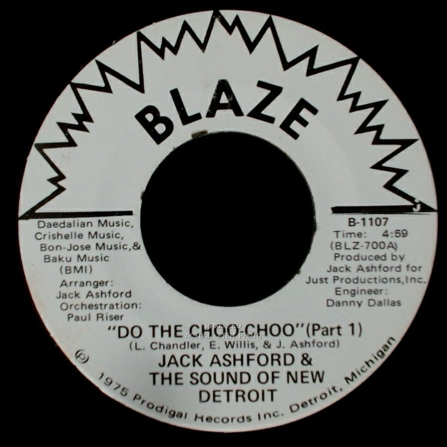 Jack Ashford & The Sound Of New Detroit - Do The Choo-Choo (Part 1) / Do The Choo-Choo (Part 1) side B