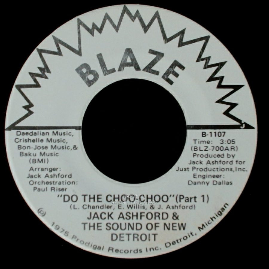 Jack Ashford & The Sound Of New Detroit - Do The Choo-Choo (Part 1) / Do The Choo-Choo (Part 1) side A
