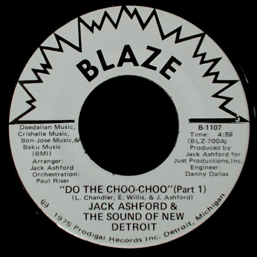 Jack Ashford & The Sound Of New Detroit - Do The Choo-Choo (Part 1) / Do The Choo-Choo (Part 1) side B