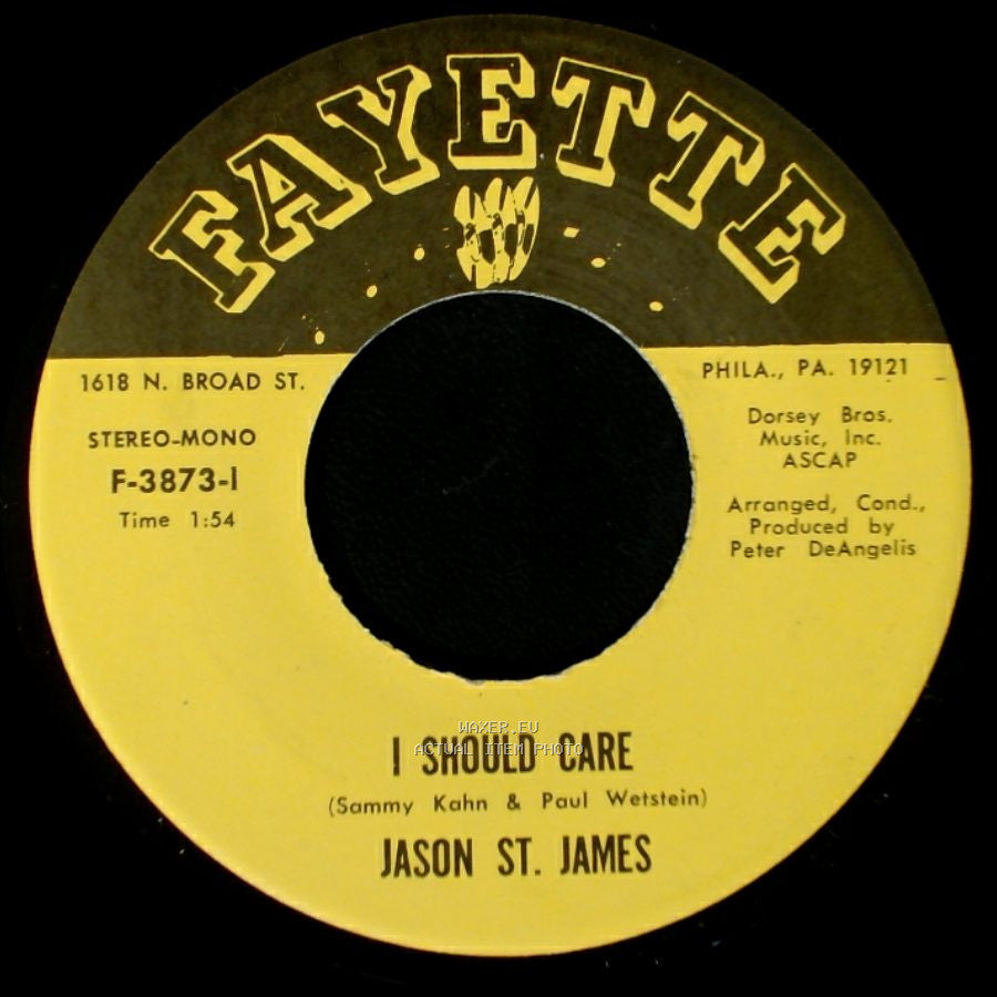 Jason St. James - I Should Care / A Million To One side A