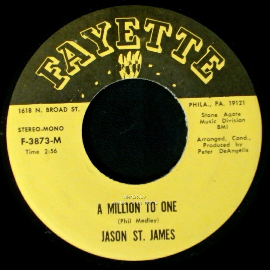 Jason St. James - I Should Care / A Million To One side B