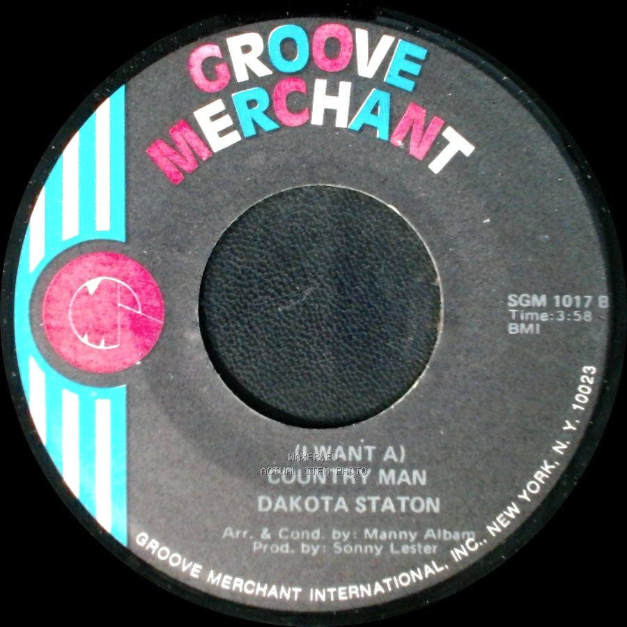 Dakota Staton - (I Want A) Country Man / I Love You More Than You'll Ever Know side B