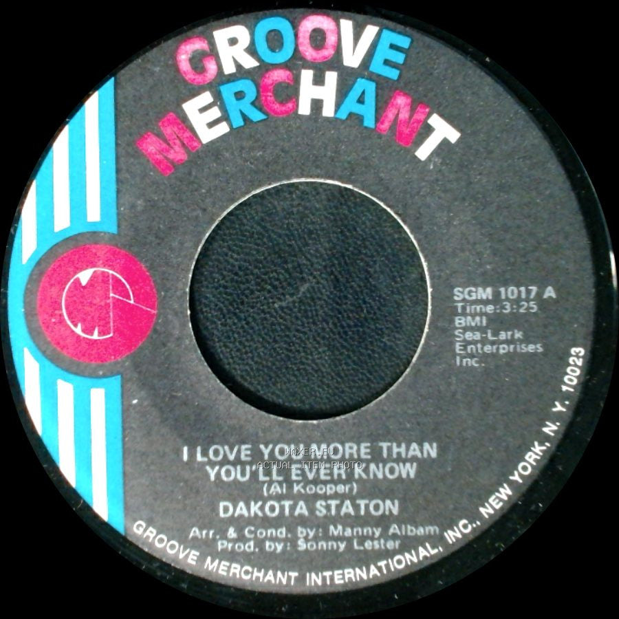 Dakota Staton - (I Want A) Country Man / I Love You More Than You'll Ever Know side A