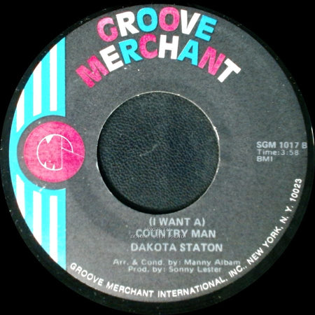 Dakota Staton - (I Want A) Country Man / I Love You More Than You'll Ever Know side B