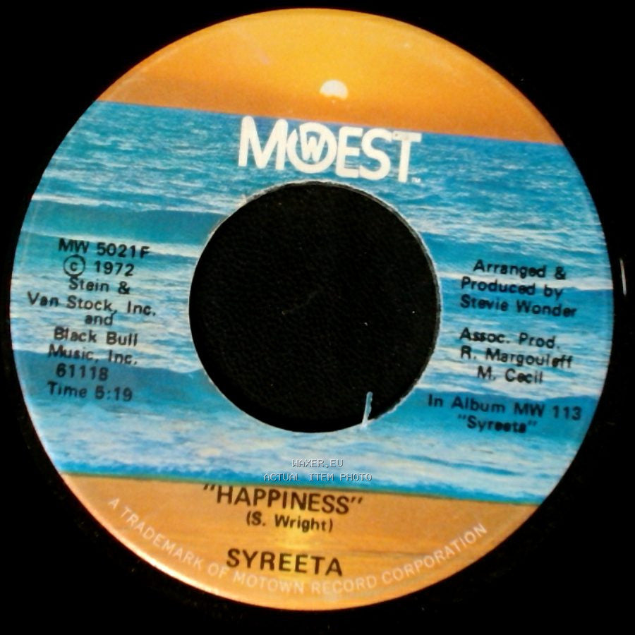 Syreeta - "To Know You Is To Love You" / Happiness side B