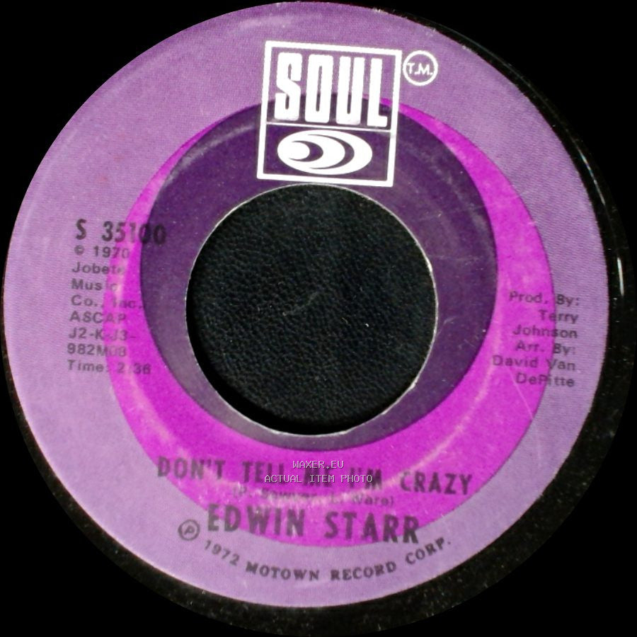 Edwin Starr - Who Is The Leader Of The People / Don't Tell Me I'm Crazy side A