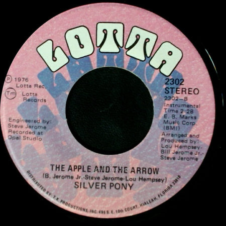 Silver Pony - The Apple And The Arrow / The Lonely Ranger side A