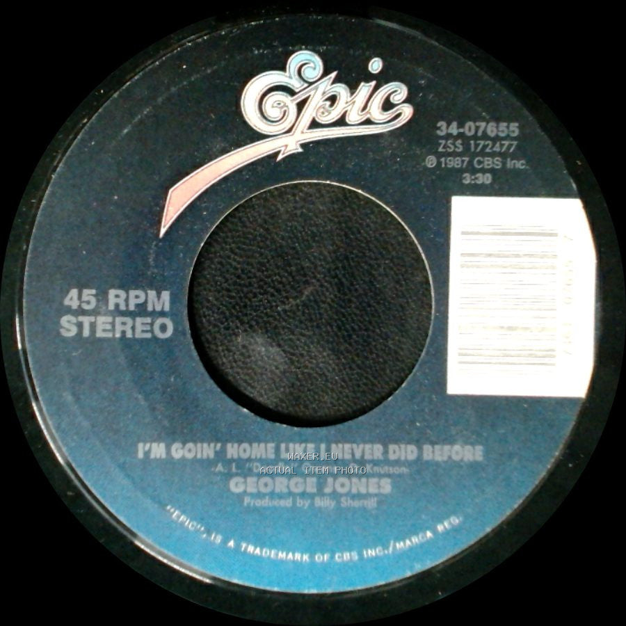 George Jones - I'm Goin' Home Like I Never Did Before / The Bird side A
