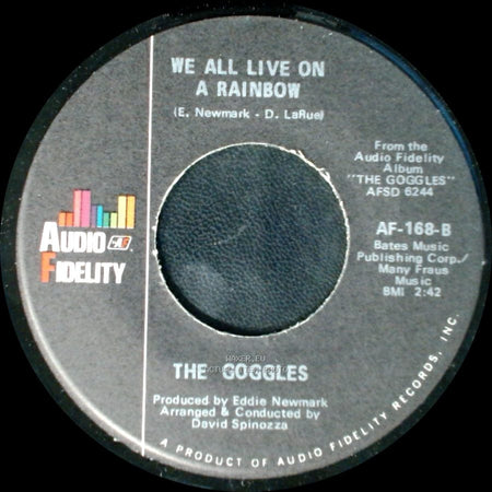 The Goggles - Don't Say You Don't Remember / We All Live On A Rainbow side B