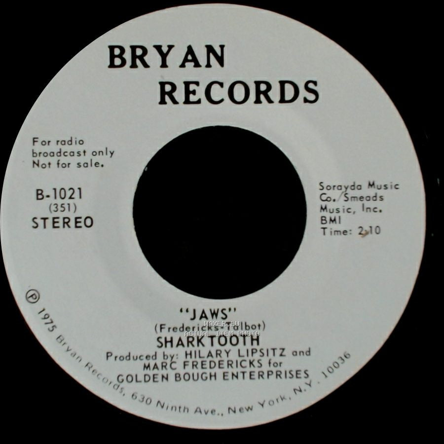 Sharktooth - "Jaws" / Jaws side B
