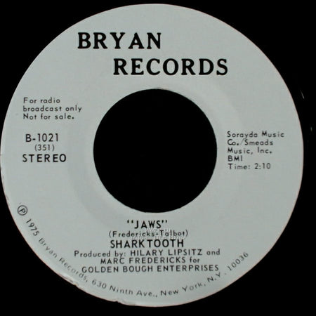 Sharktooth - "Jaws" / Jaws side B