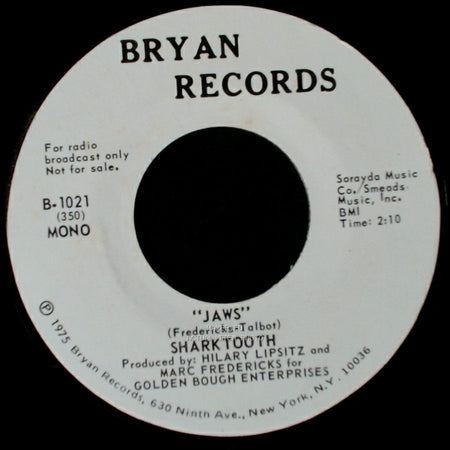 Sharktooth - "Jaws" / Jaws side A