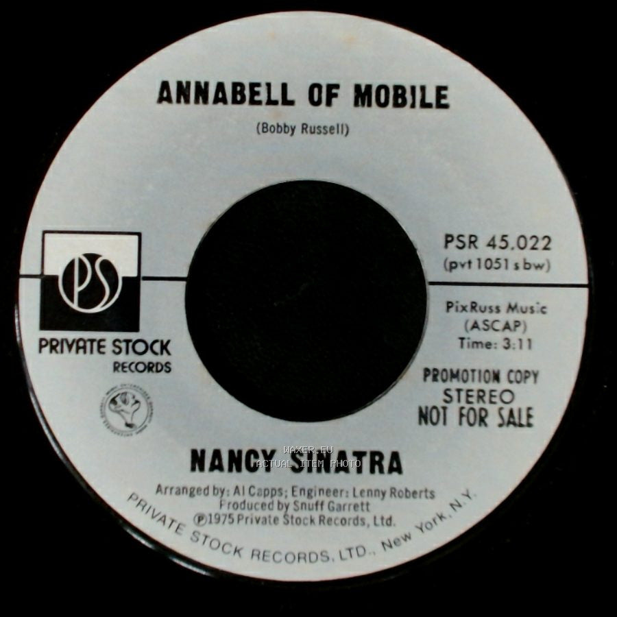 Nancy Sinatra - Annabell Of Mobile / Annabell Of Mobile side B