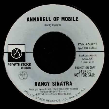 Nancy Sinatra - Annabell Of Mobile / Annabell Of Mobile side A