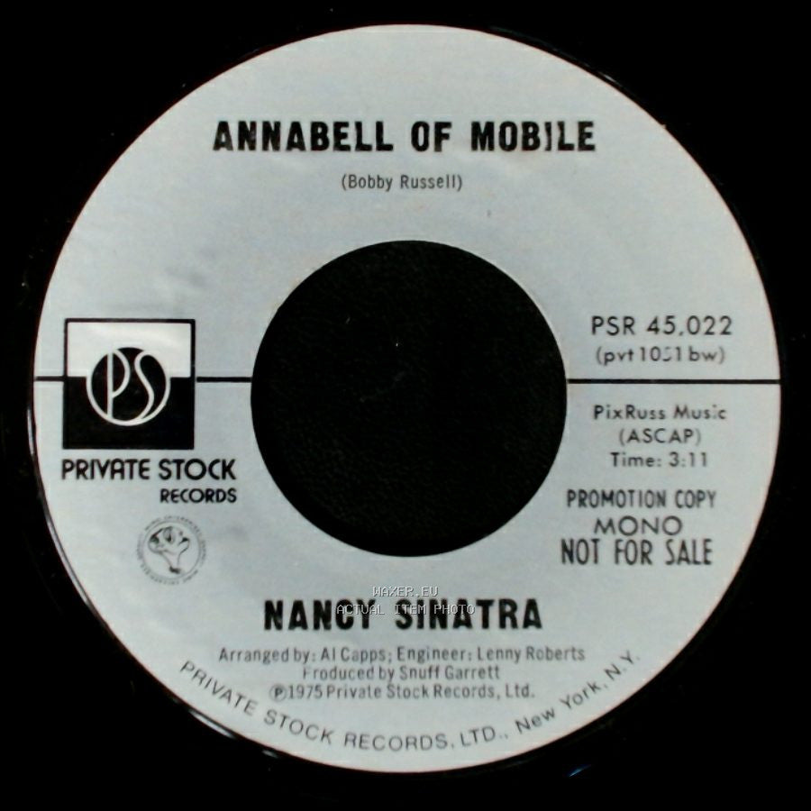 Nancy Sinatra - Annabell Of Mobile / Annabell Of Mobile side B