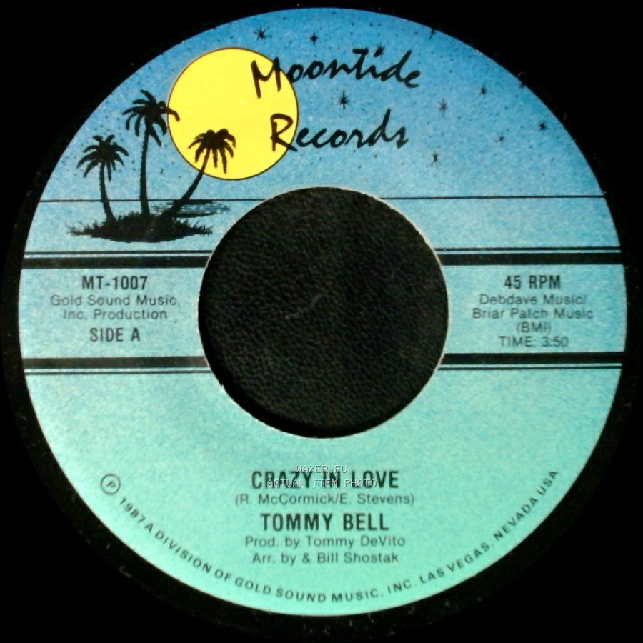 Tommy Bell - Crazy In Love / Crazy In Love side A