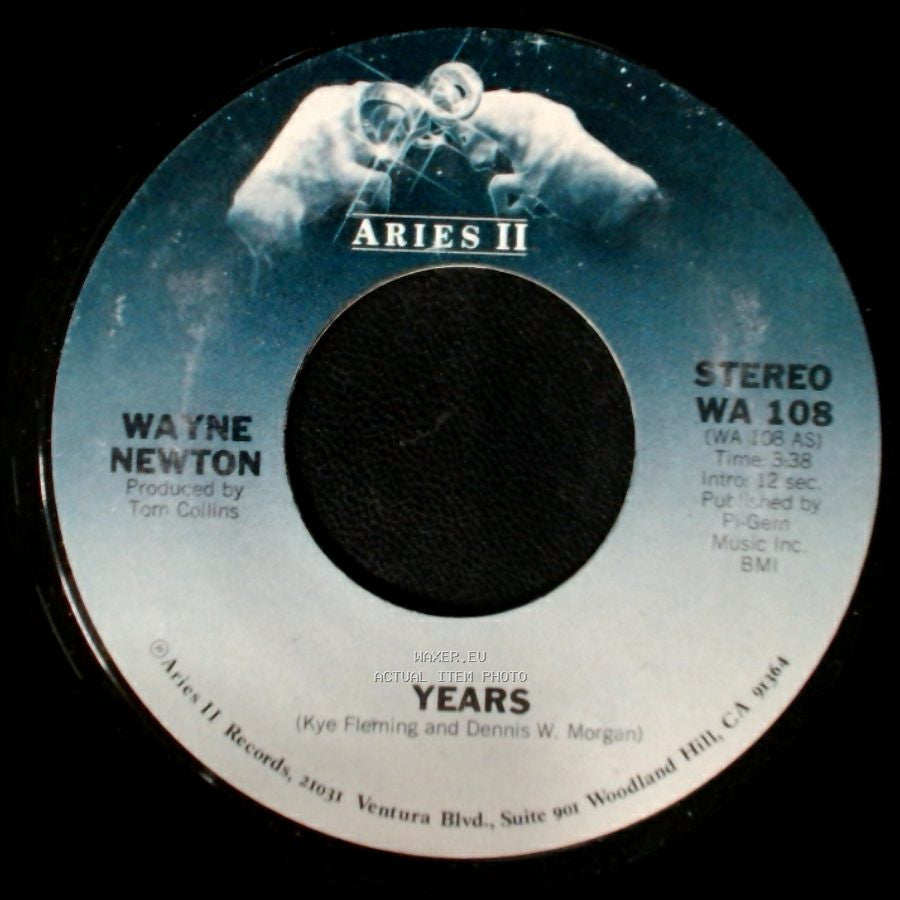 Wayne Newton - Rhythm Rhapsody / Years side B