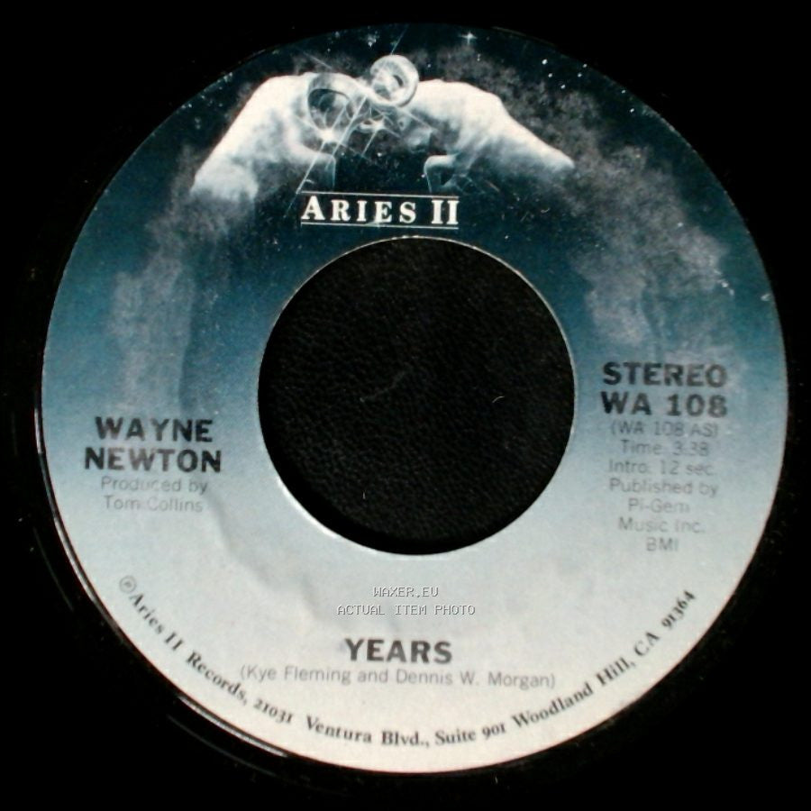 Wayne Newton - Rhythm Rhapsody / Years side A