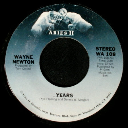 Wayne Newton - Rhythm Rhapsody / Years side A
